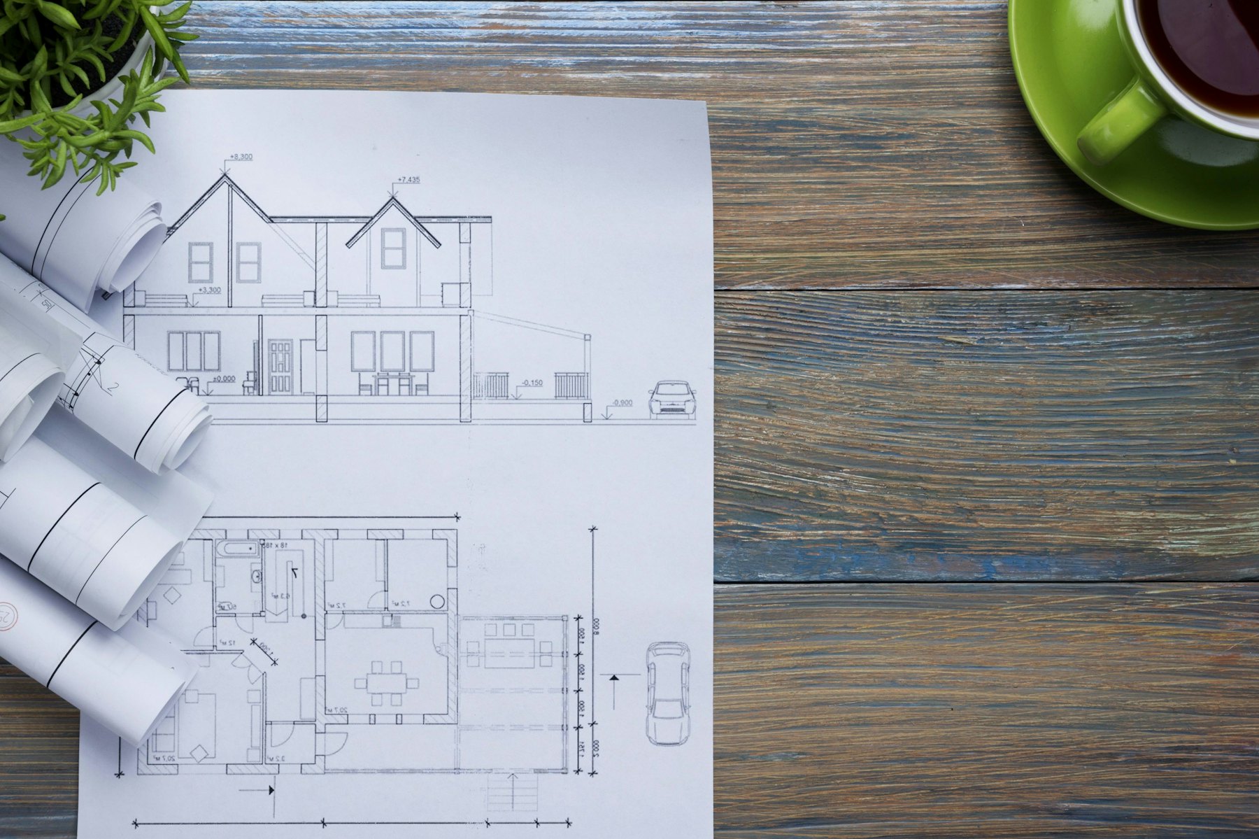 House construction blueprints 393521101